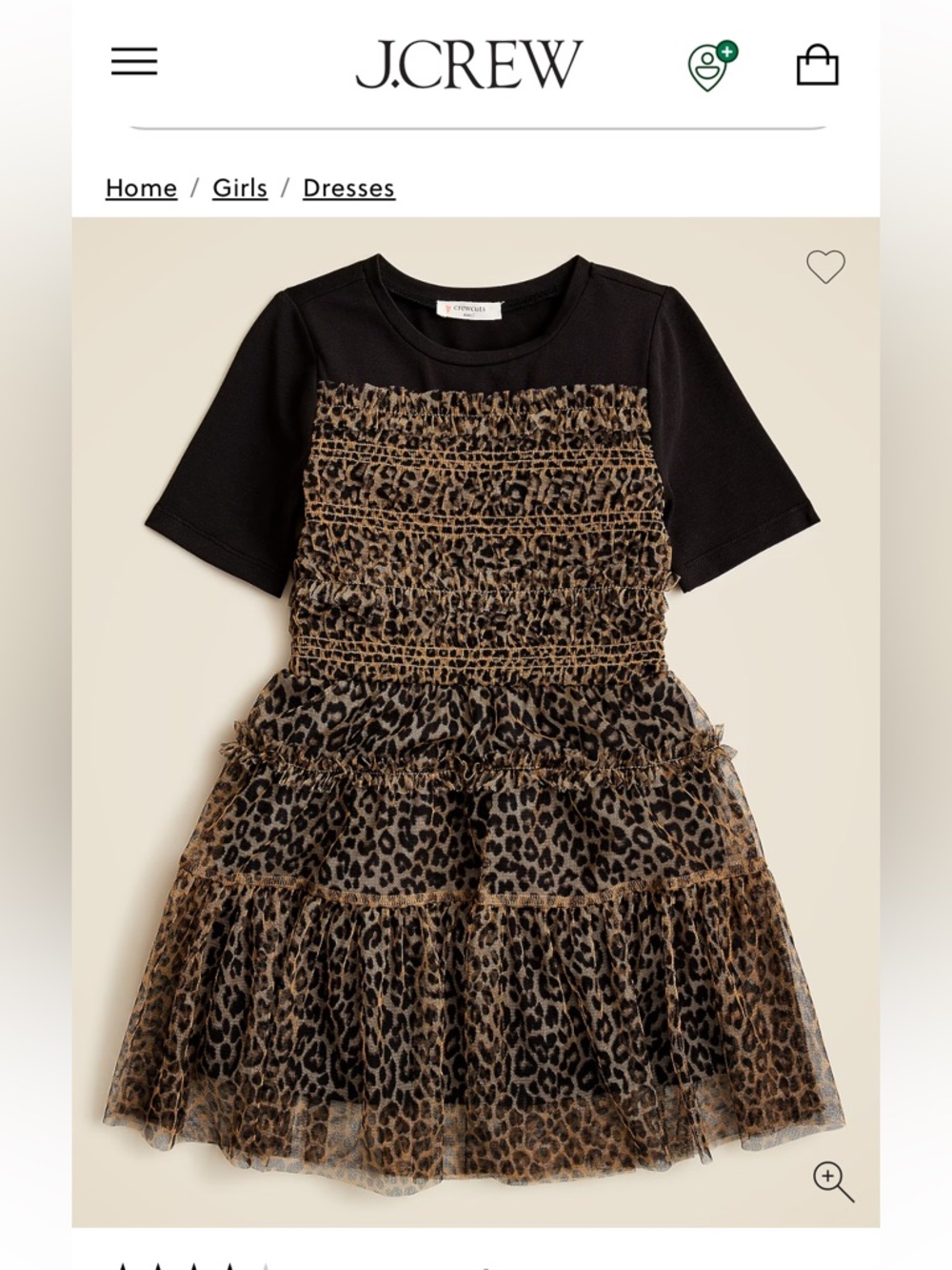 Crewcuts dress, size 14 and earrings